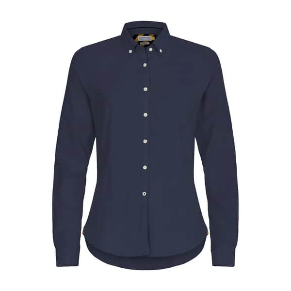 YB54 Oxford Damen Blusen - Marine