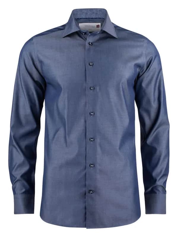 RB120 Twill Hemd Slim Fit Herren - Indigo
