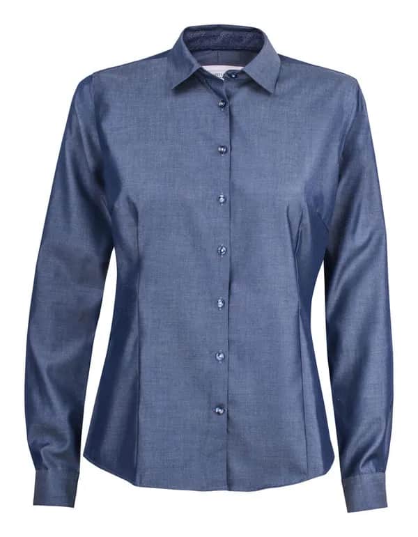 RB120 Twill Woman Damen Blusen - Indigo