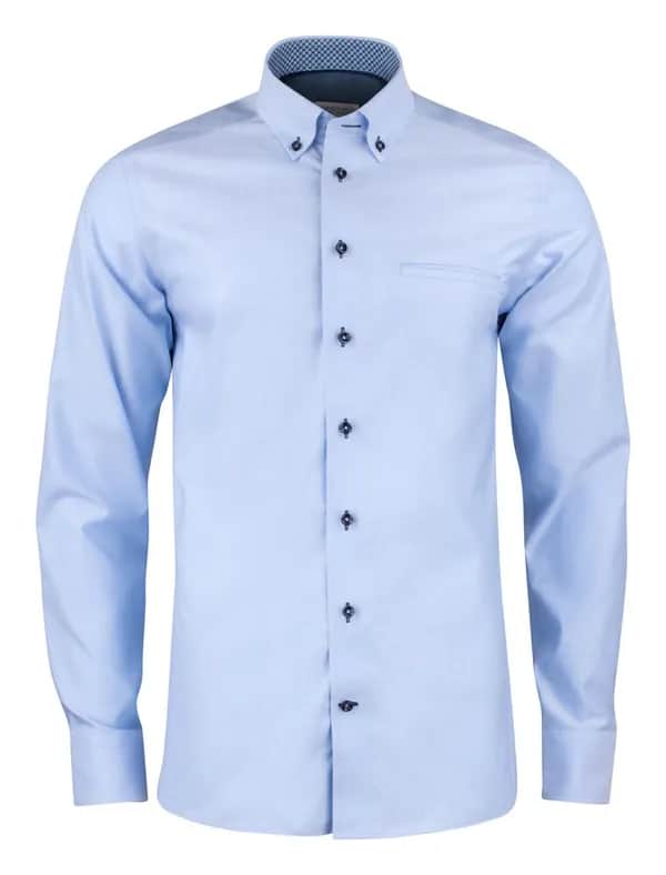 RB121 Oxford Hemd Regular Fit Herren - Hellblau