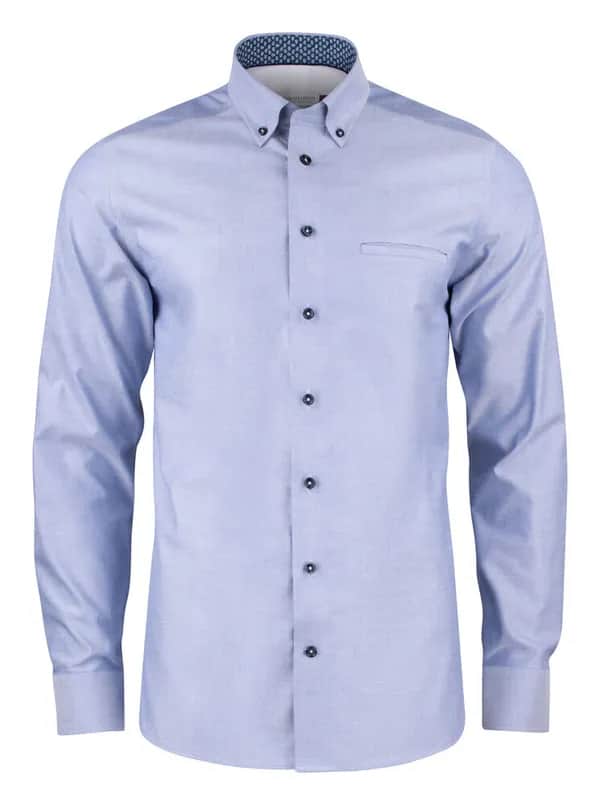 RB121 Oxford Hemd Regular Fit Herren - Blau