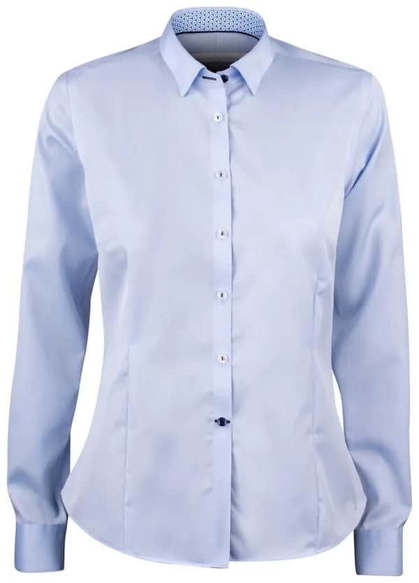 RB122 Twill  Damen Blusen - Himmelblau