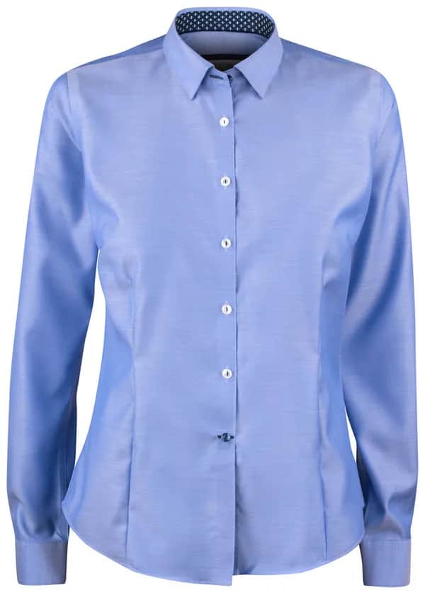 RB122 Twill  Damen Blusen - Blau