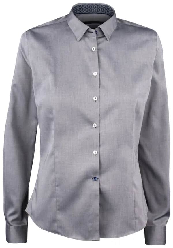 RB122 Twill  Damen Blusen - Grau