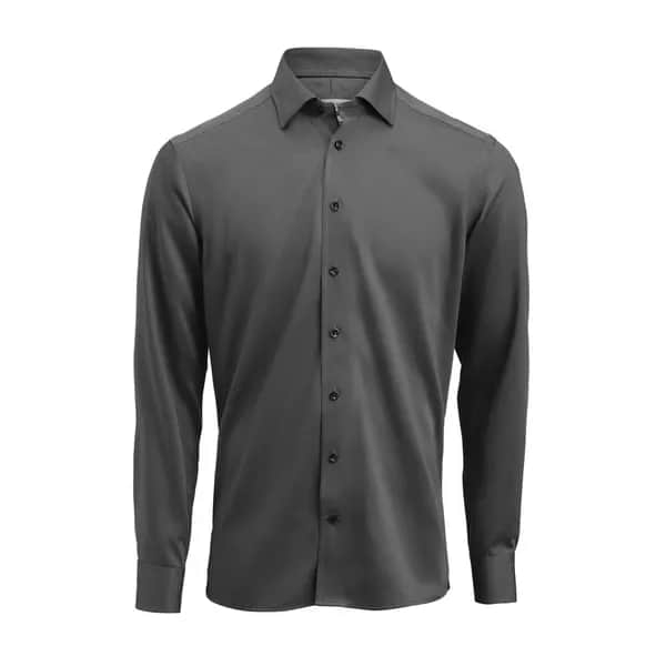 RB123 Royal Twill  Hemd Slim Fit Herren - Dunkelgrau