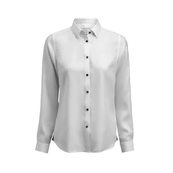 RB123 Royal Twill Contemporary Fit Damen Blusen - Weiß