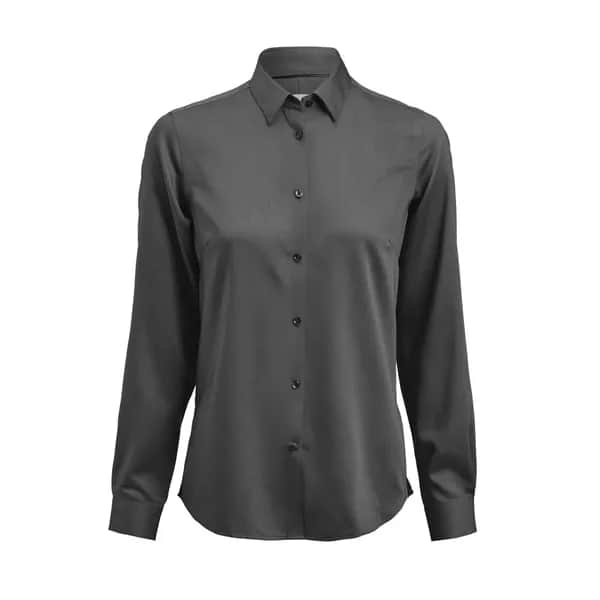 RB123 Royal Twill Contemporary Fit Damen Blusen - Dunkelgrau