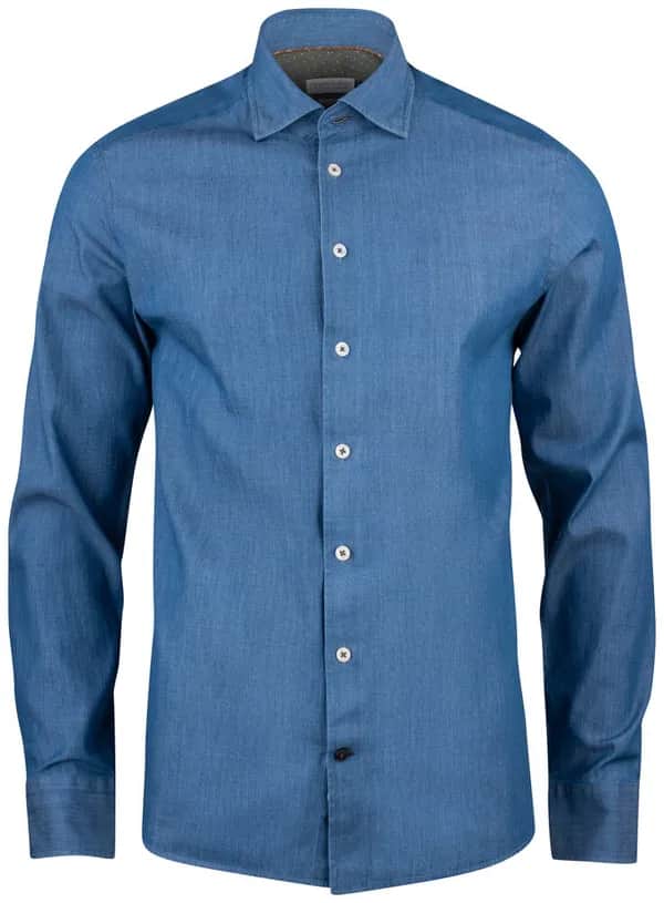 Indigo Bow 130  Hemd Slim Fit Herren - Indigo