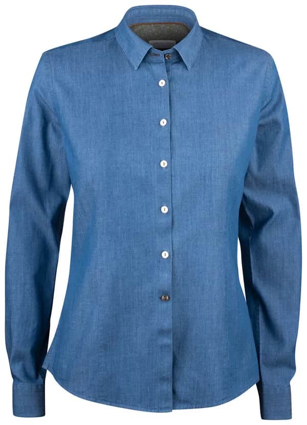 Indigo Bow 130  Damen Blusen - Indigo