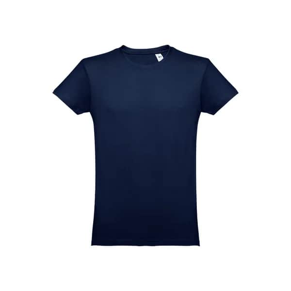 Herren-T-Shirt aus Baumwolle im Schlauchformat - THC LUANDA - Blau