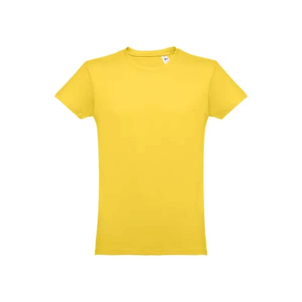 Herren-T-Shirt aus Baumwolle im Schlauchformat - THC LUANDA - Gelb