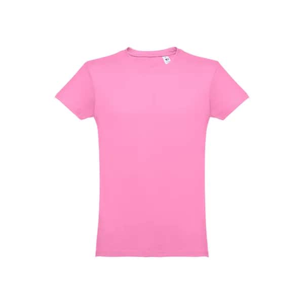 Herren-T-Shirt aus Baumwolle im Schlauchformat - THC LUANDA - Hellrosa