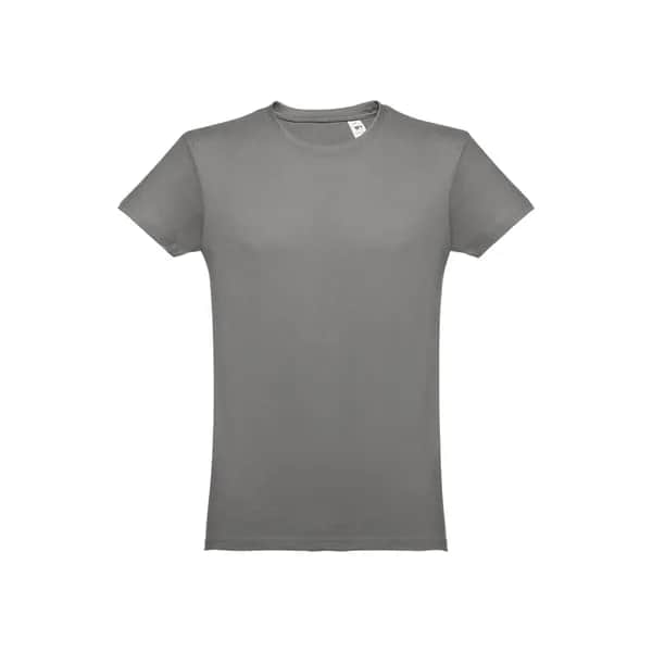 Herren-T-Shirt aus Baumwolle im Schlauchformat - THC LUANDA - Grau