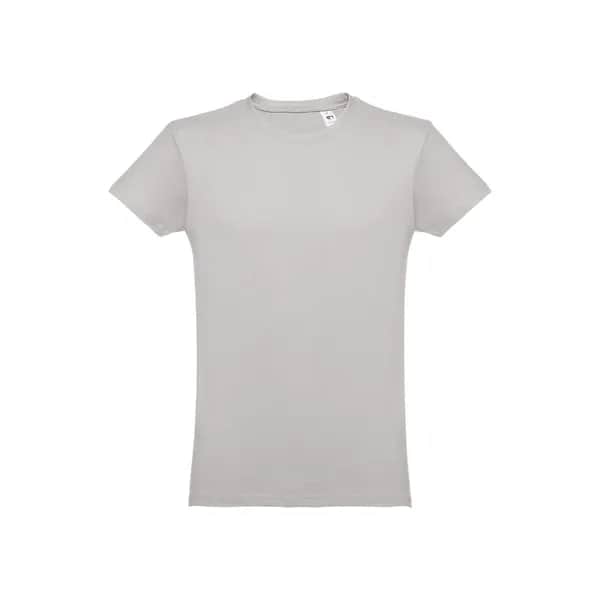 Herren-T-Shirt aus Baumwolle im Schlauchformat - THC LUANDA - Hellgrau