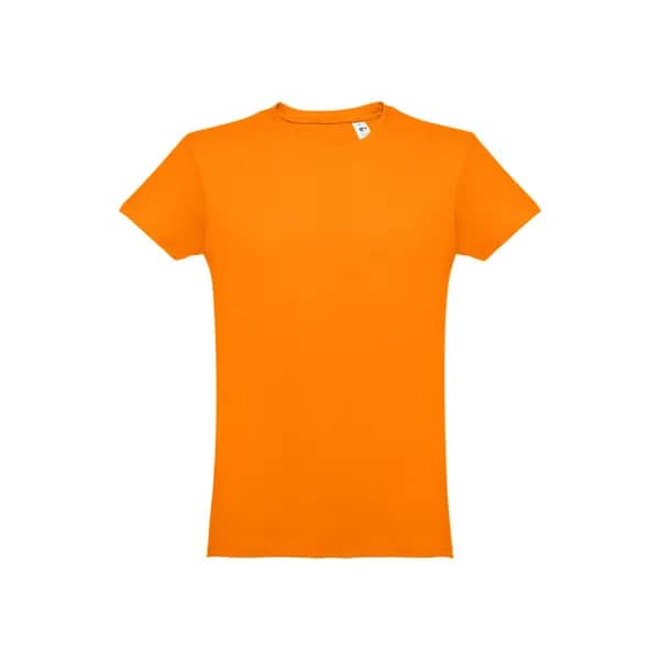 Herren-T-Shirt aus Baumwolle im Schlauchformat - THC LUANDA - Orange
