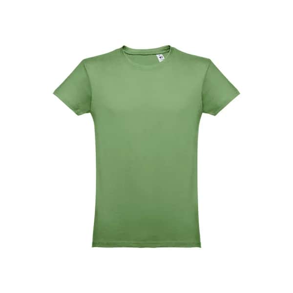 Herren-T-Shirt aus Baumwolle im Schlauchformat - THC LUANDA - Jade-grün