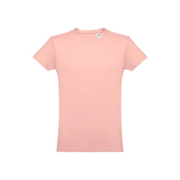 Herren-T-Shirt aus Baumwolle im Schlauchformat - THC LUANDA - Lachs