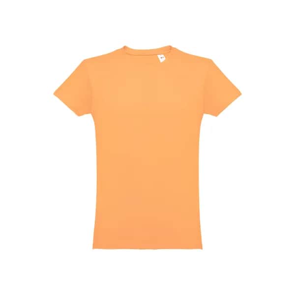 Herren-T-Shirt aus Baumwolle im Schlauchformat - THC LUANDA - Korallenorange