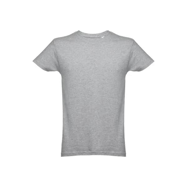 Herren-T-Shirt aus Baumwolle im Schlauchformat - THC LUANDA - Hellgrau melliert