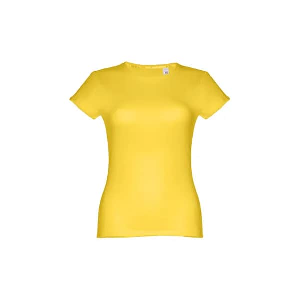 Tailliertes Damen-T-Shirt - THC SOFIA - Gelb