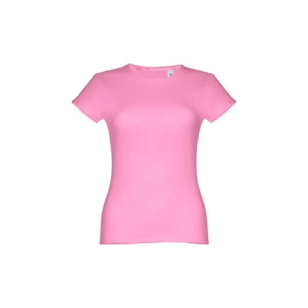 Tailliertes Damen-T-Shirt - THC SOFIA - Hellrosa