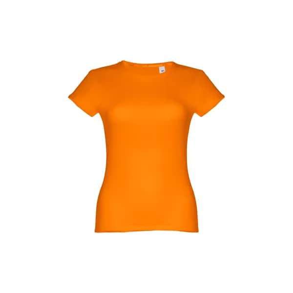 Tailliertes Damen-T-Shirt - THC SOFIA - Orange