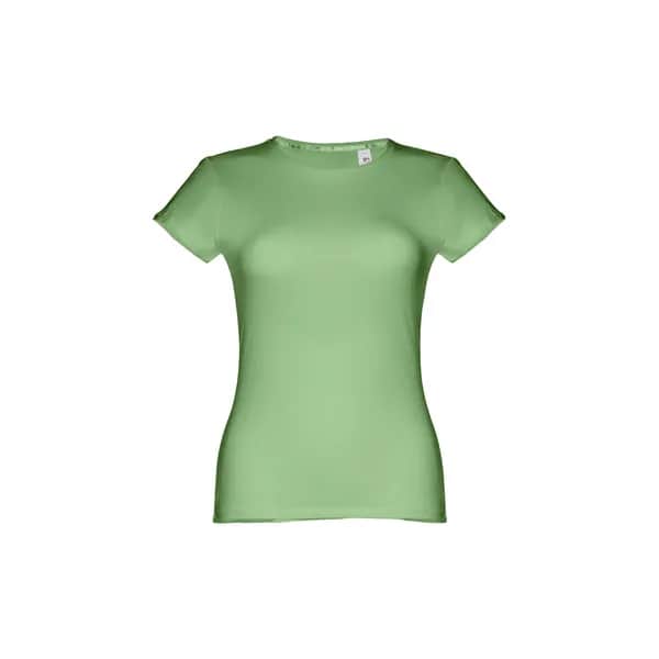 Tailliertes Damen-T-Shirt - THC SOFIA - Jade-grün