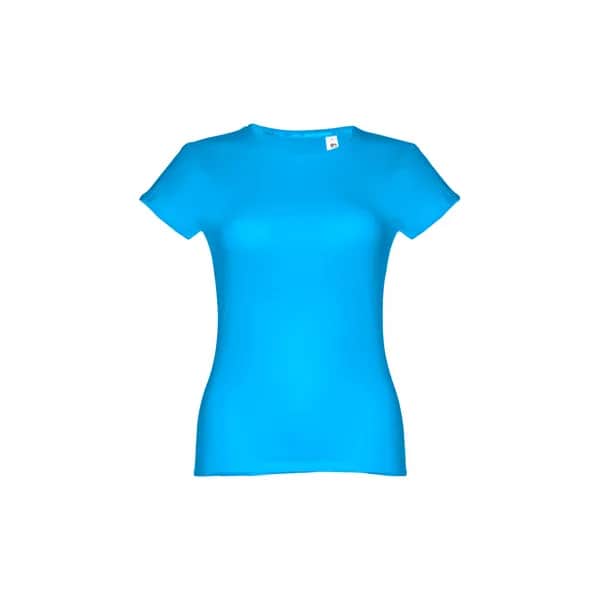 Tailliertes Damen-T-Shirt - THC SOFIA - Wasserblau