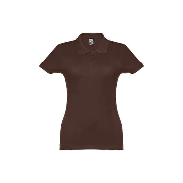 Damen Poloshirt - THC EVE - Dunkelbraun