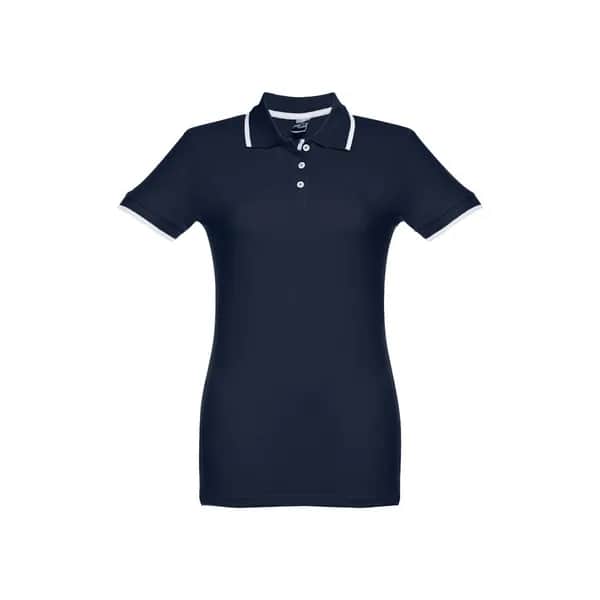 Slim fit Damen Poloshirt - THC ROME WOMEN - Dunkelblau