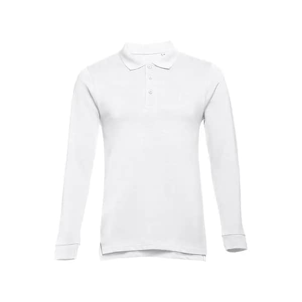 Herren Langarm-Poloshirt - THC BERN WH 3XL - Weiß