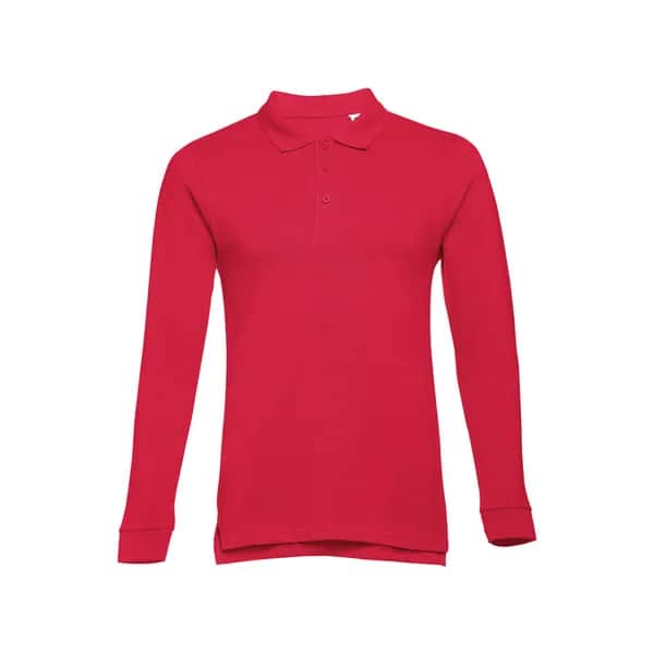 Herren Langarm-Poloshirt - THC BERN 3XL - Rot