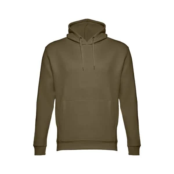 Sweatshirt (unisex) mit Kapuze aus Baumwolle und Polyester - THC PHOENIX - Khaki