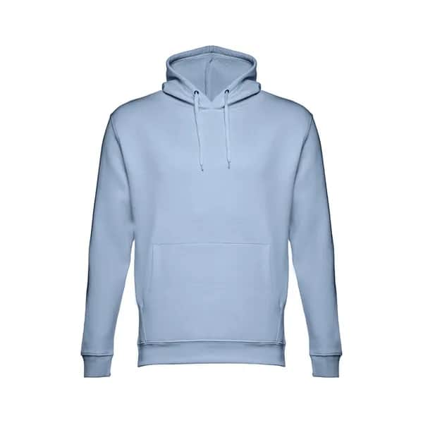Sweatshirt (unisex) mit Kapuze aus Baumwolle und Polyester - THC PHOENIX - Pastellblau