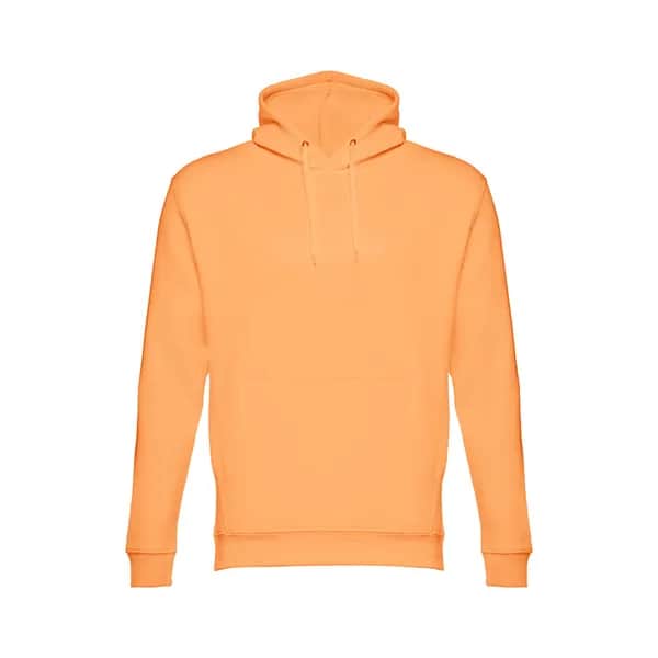 Sweatshirt (unisex) mit Kapuze aus Baumwolle und Polyester - THC PHOENIX - Korallenorange