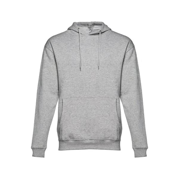 Sweatshirt (unisex) mit Kapuze aus Baumwolle und Polyester - THC PHOENIX - Hellgrau melliert