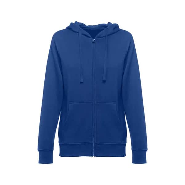Sweatshirt für Frauen aus Baumwolle und Polyester - THC AMSTERDAM WOMEN - Königsblau
