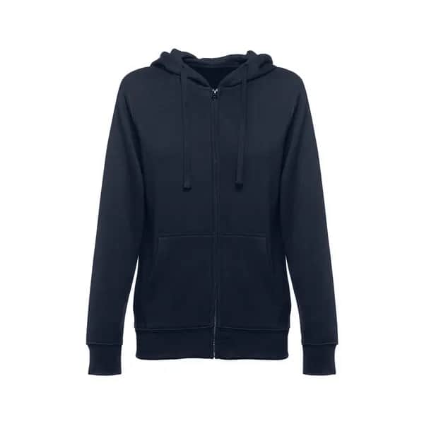 Sweatshirt für Frauen aus Baumwolle und Polyester - THC AMSTERDAM WOMEN - Dunkelblau