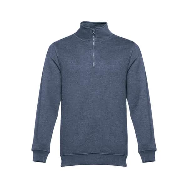 Unisex Sweatshirt - THC BUDAPEST - Blau melliert