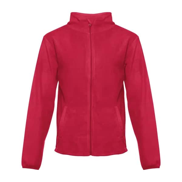 Herren-Fleecejacke aus Polyester - THC HELSINKI - Rot