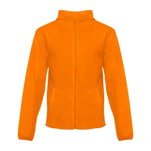 Herren-Fleecejacke aus Polyester - THC HELSINKI - Orange