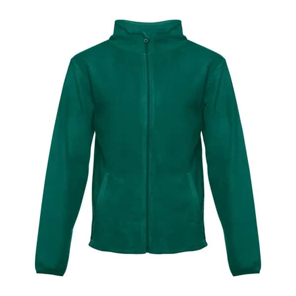 Herren-Fleecejacke aus Polyester - THC HELSINKI - Dunkelgrün