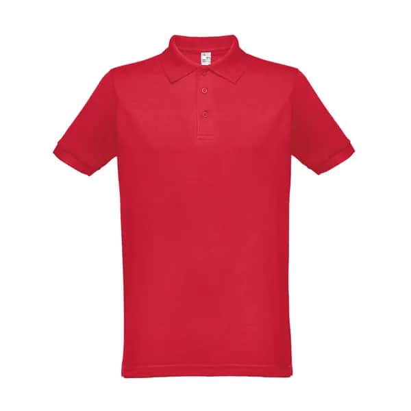 Kurzarm-Poloshirt für Herren - THC BERLIN - Rot