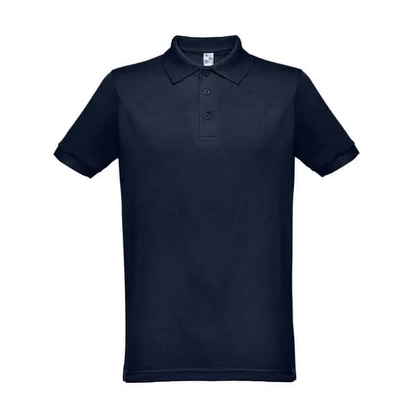 Kurzarm-Poloshirt für Herren - THC BERLIN - Dunkelblau