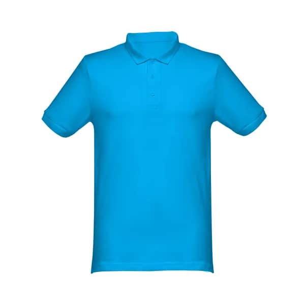 Herren Poloshirt - THC MONACO - Wasserblau