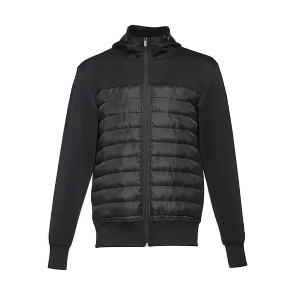Herren-Kapuzenjacke aus 300T-Taft - THC SKOPJE - Schwarz