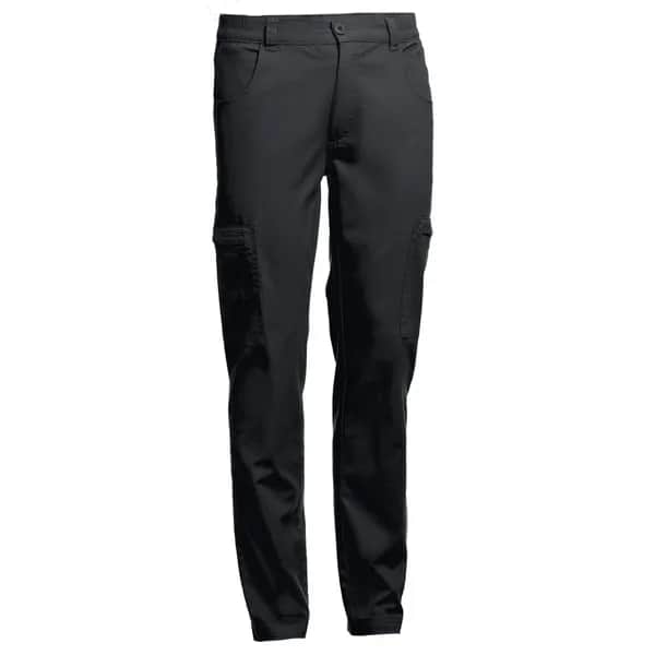 Hose aus Baumwolle und Elastan - THC TALLINN - Schwarz