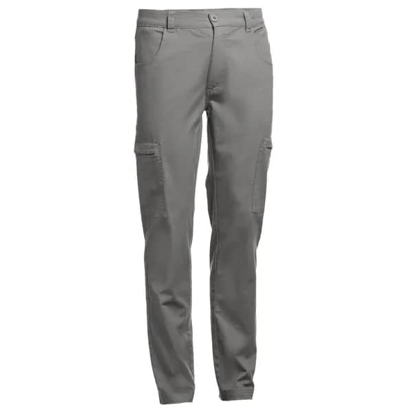 Hose aus Baumwolle und Elastan - THC TALLINN - Grau