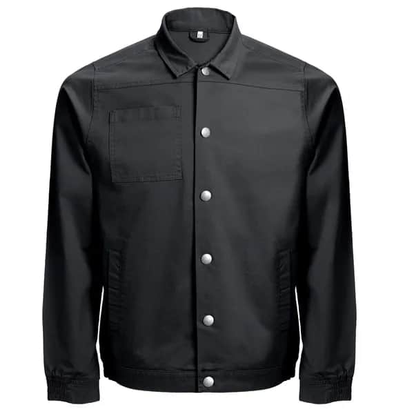 Unisex-Jacke aus Baumwolle und Elastan - THC BRATISLAVA - Schwarz