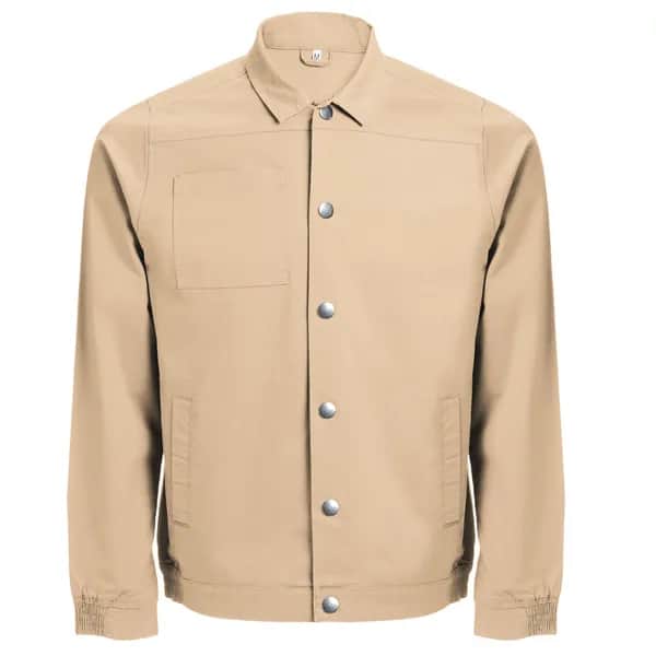 Unisex-Jacke aus Baumwolle und Elastan - THC BRATISLAVA - Hellbraun